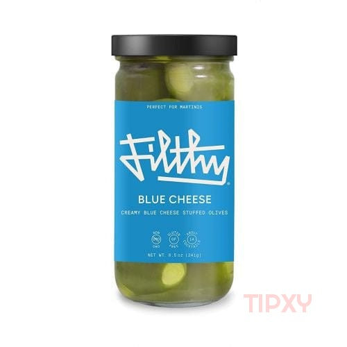 Filthy Foods - Blue Cheese Stuffed Olives - TIPXY