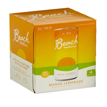 Beach Whiskey Co - Mango Lemonade (4 Pack) - TIPXY