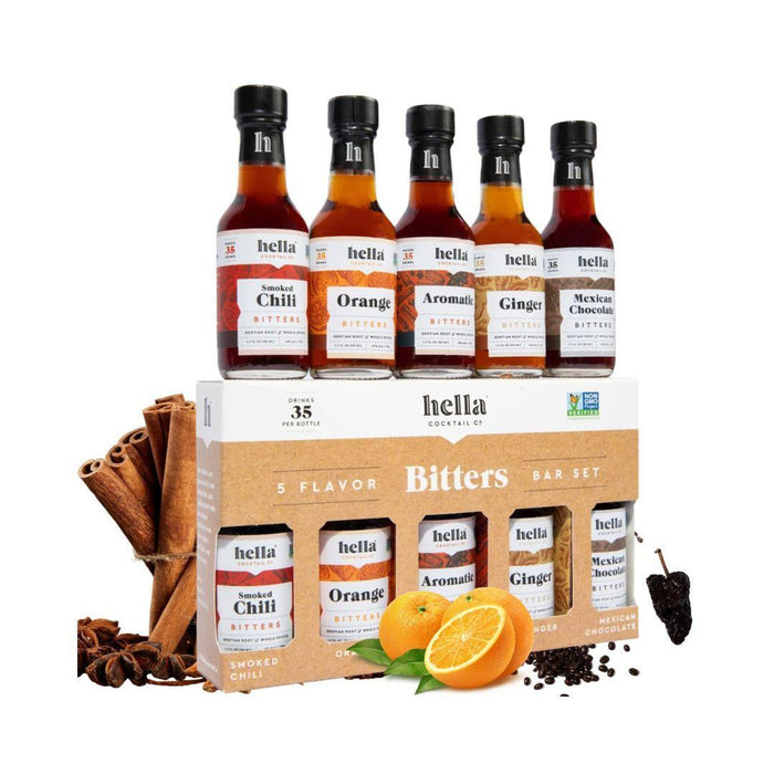 Hella Cocktail - Bitters Miniatures Set - TIPXY
