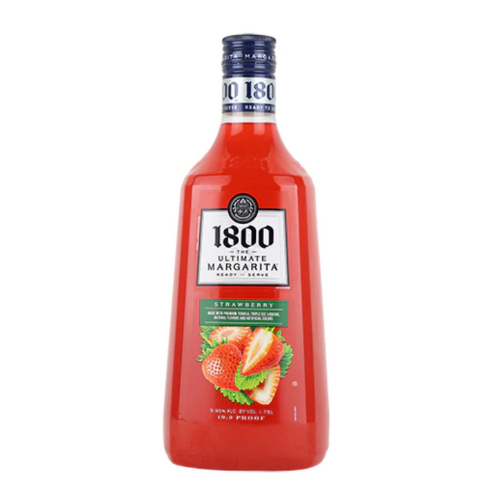 1800 - Ultimate Strawberry Tequila Margarita Ready to Serve Cocktail