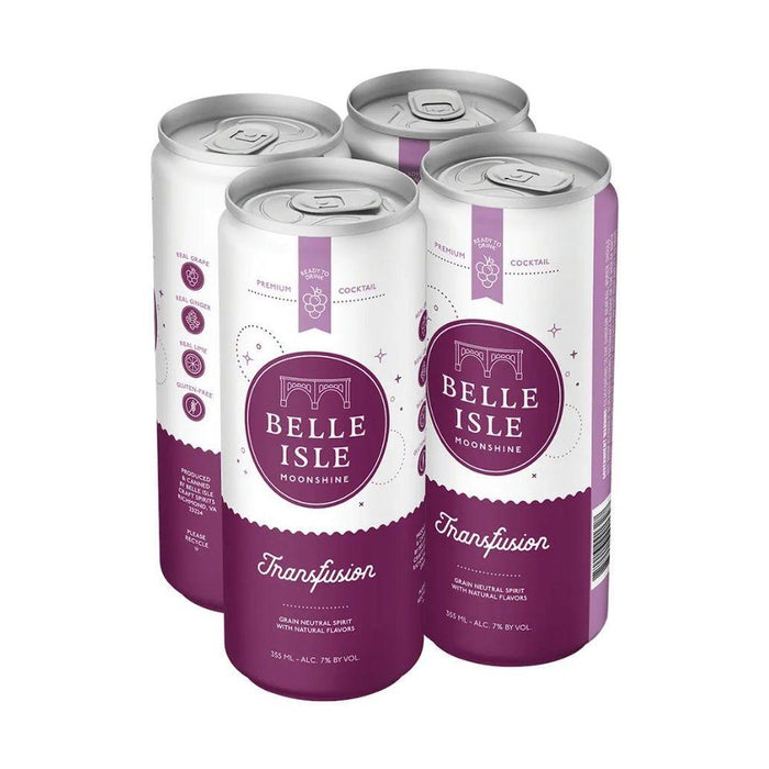 Belle Isle Craft Spirits - Belle Isle Transfusion (4 pack) - TIPXY