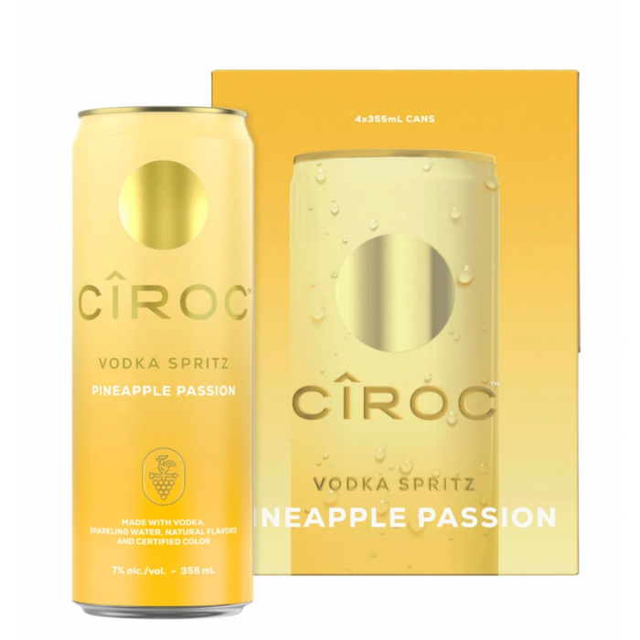 Ciroc Vodka Spritz Pineapple Passion (4 Pack)