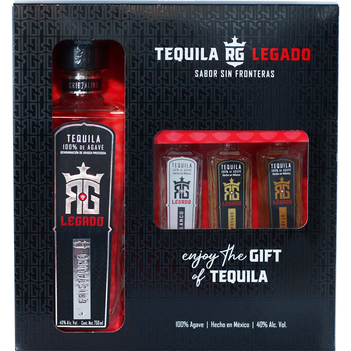 RG Legado - Añejo Cristalino and 3 minis Set - TIPXY