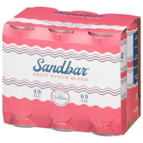 Wine Water - Sandbar Fruit Punch Blend ( 6 Pack) - TIPXY