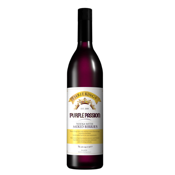Three Kings – Purple Passion Vodka with Mixed Berries - TIPXY