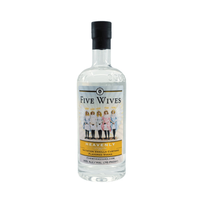 Five Wives - Heavenly Imitation Vanilla Custard Flavored Vodka - TIPXY