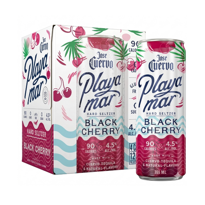 Jose Cuervo - Playamar Black Cherry Tequila Hard Seltzer Ready to Serve - TIPXY