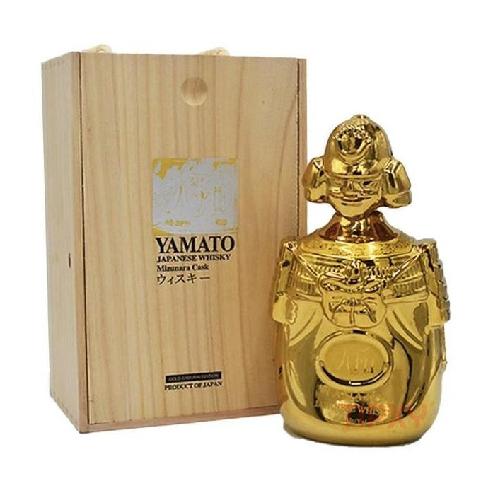 Yamato Mizunara Cask Gold Samurai Edition Japanese Whisky - TIPXY