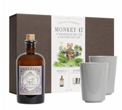 Schwarzwald Dry Gin & Becher Gift Set 2 Ceramic Cups