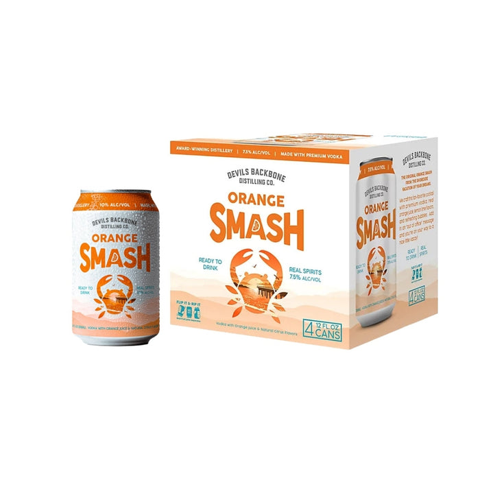 Devils Backbone - Orange Smash Ready to Drink Cocktail (4 Pack) - TIPXY