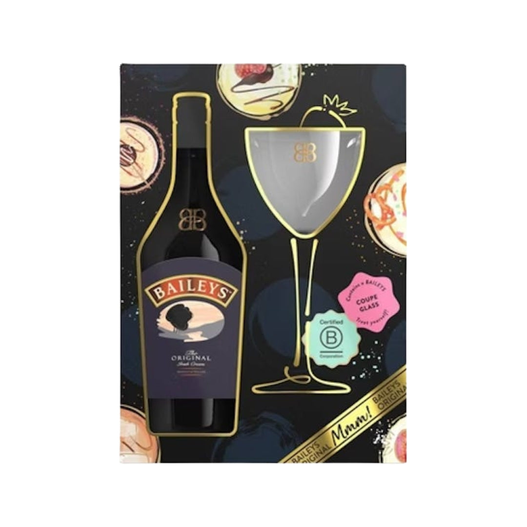 Baileys - Irish Cream with Coupe Glass Gift Set - TIPXY