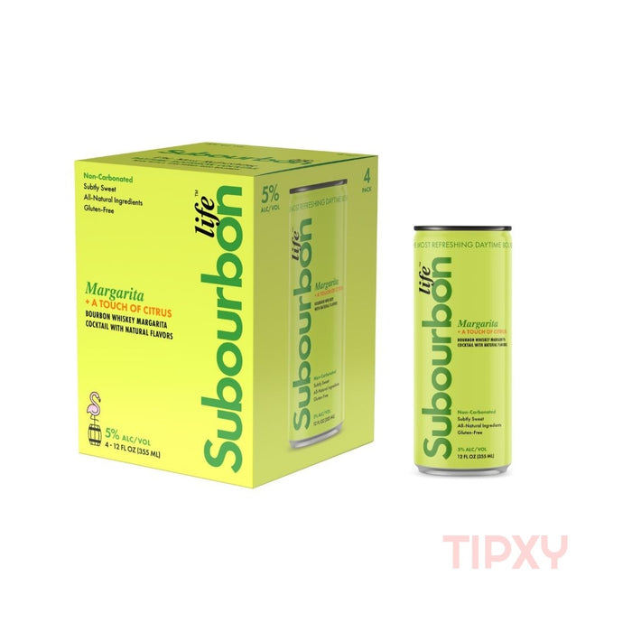 Subourbon Life - Margarita Ready to Drink Cocktail (4 Pack) - TIPXY
