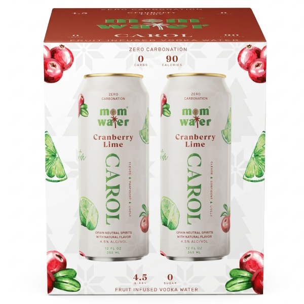 Mom Water - Carol Cranberry Lime (4 Pack) - TIPXY