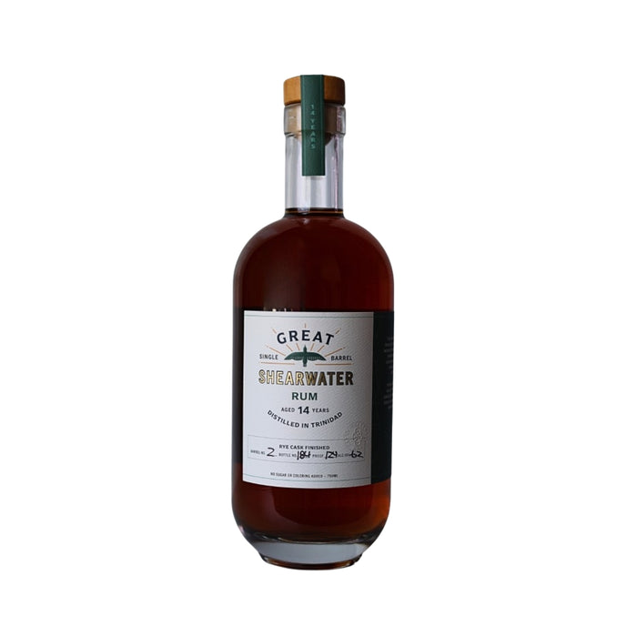 Great Shearwater Rum - 14 Year Trinidad Single Barrel Rye Cask Finished Rum Barrel No. 2