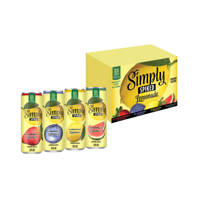 Simply Spiked - Lemonade Ready to Drink Cocktail Variety Pack (12 Pack) - TIPXY