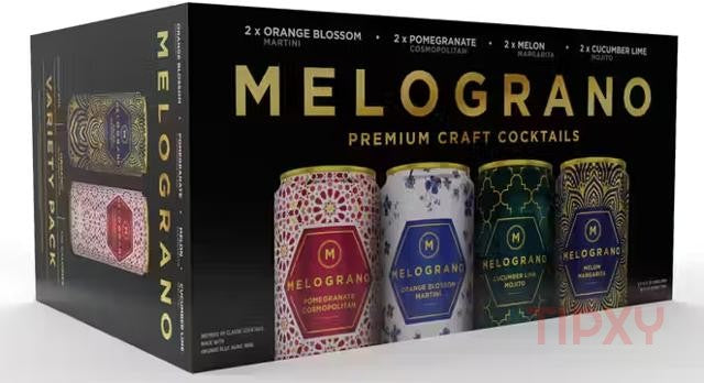 Melograno - Premium Craft Cocktails Variety 8 pack