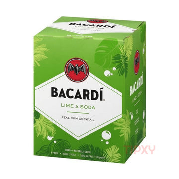 Bacardi - Lime & Soda Rum Cocktail Ready to Serve