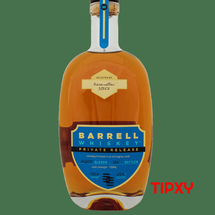 Barrell Craft Spirits - Private Release AQ05 (S1B52 STICKER)