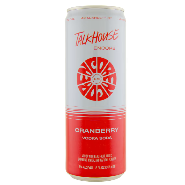 Talkhouse Encore - Cranberry Vodka Soda (24 pack) - TIPXY