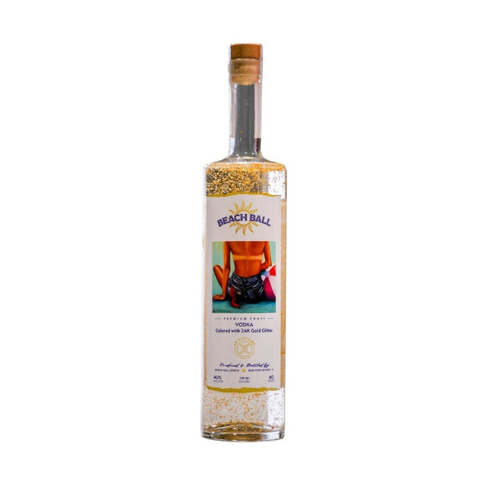 Beach Ball Spirits - Gold Glitter Vodka with 24K Gold Glitter