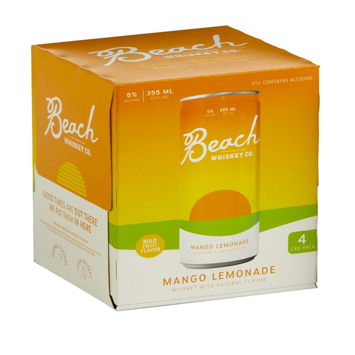 Beach Whiskey Co - Mango Lemonade (4 Pack)