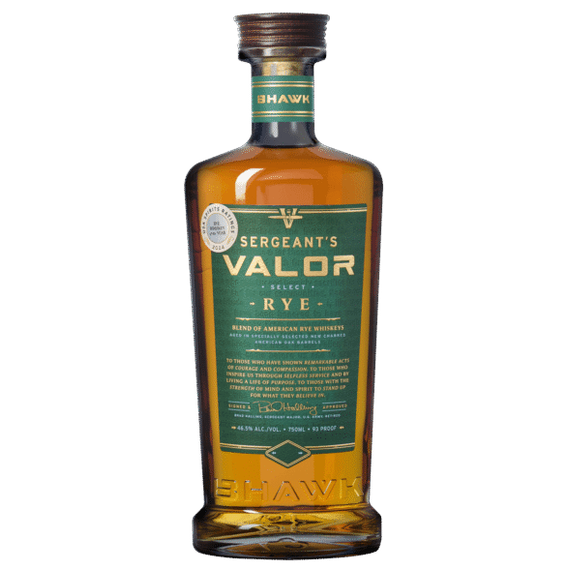 BHAWK - Sergeant's Valor Select Rye - TIPXY