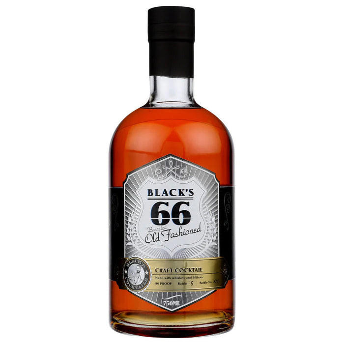 Black Cocktails - Blacks 66 Barreled Old Fashioned Craft Cocktail