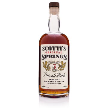 Scotti's Original Springs - 5 Year Private Stock Straight Bourbon Whiskey - TIPXY