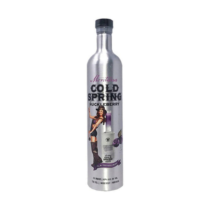 Bozeman Spirits - Montana Cold Spring Huckleberry Vodka - Metal Bottle
