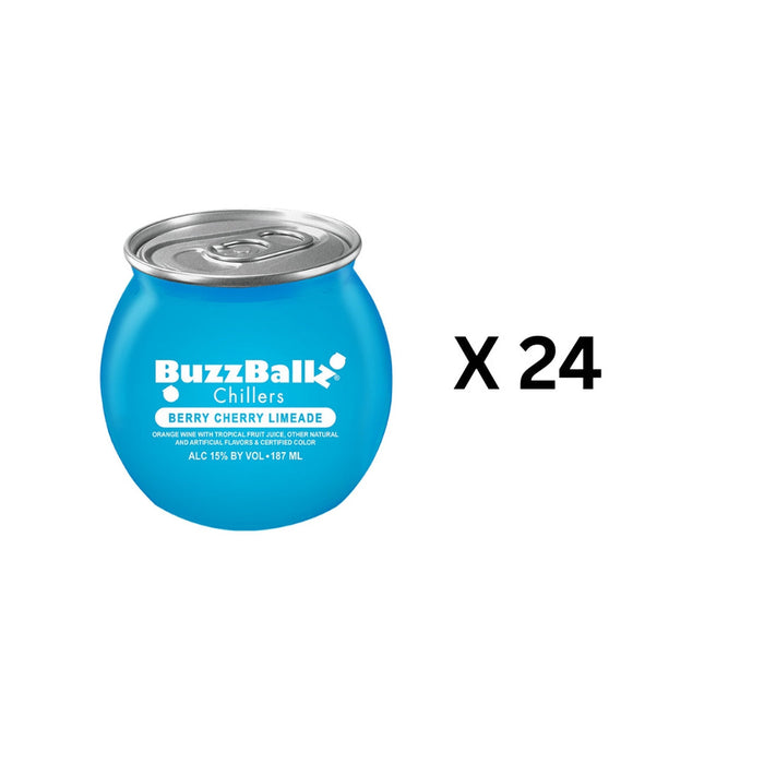 Buzzballz - Berry Cherry Limeade Ready to Drink Cocktail (24 Pack)