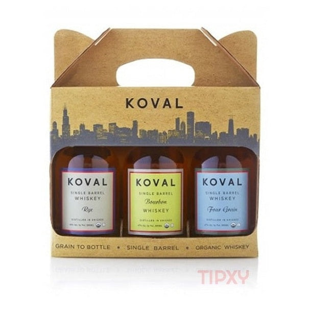 Koval - 3-pack 200ml (Rye, Bourbon, Whiskey) - TIPXY
