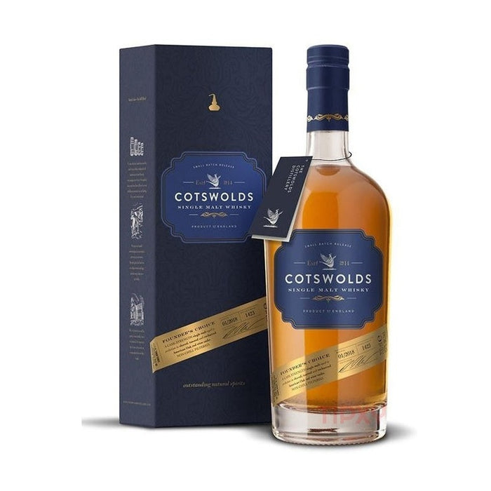 Cotswolds Single Malt Whisky Founders's Choice Cask Strength Batch # 960 - TIPXY