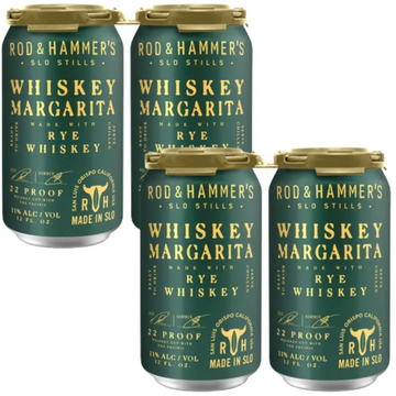 Rod & Hammer's - Whiskey Margarita Ready to Drink Cocktail (4 Pack)