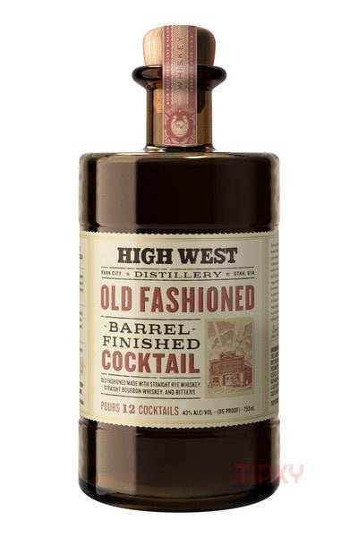 High West - Old Fashioned Barrel Finished Cocktail - TIPXY