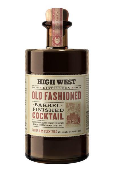 High West - Old Fashioned Barrel Finished Cocktail - TIPXY