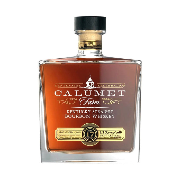 Calumet Farm - 17 Year Old Glass Decanter Kentucky Straight Bourbon Whiskey