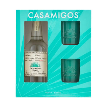 Casamigos - Blanco Tequila with 2 Tumblers Gift Set