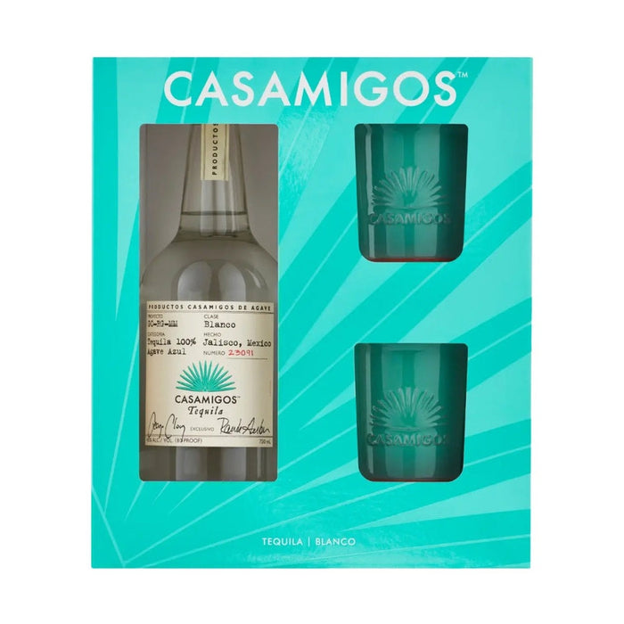 Casamigos - Blanco Tequila with 2 Tumblers Gift Set