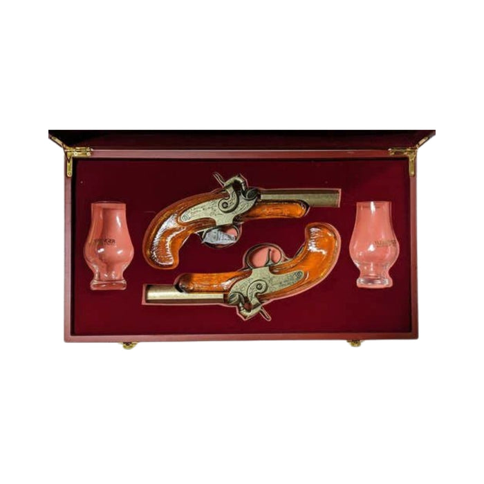 H. Deringer - Bourbon Whiskey Pistol Set with 2 Glasses - TIPXY