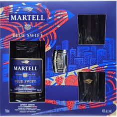 Martell - Blue Swift VSOP Spirit Drink Holiday Gift Set with Jigger & Glasses - TIPXY