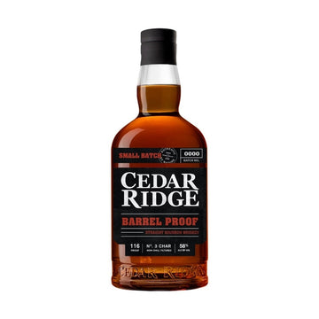 Cedar Ridge - Barrel Proof Straight Bourbon Whiskey