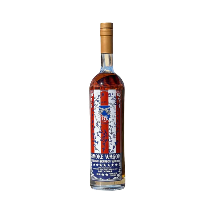 Smoke Wagon - Red White and Blue Straight Bourbon Whiskey - TIPXY