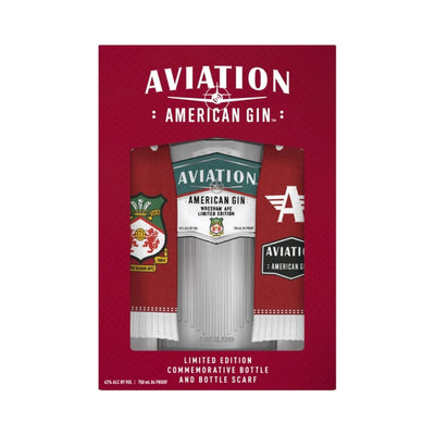 Aviation Gin - Wrexham AFC Commemorative Bottle & Scarf Gift Set