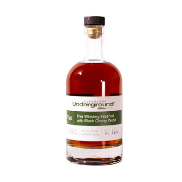 Cleveland Whiskey - Cleveland Underground Rye Whiskey Finished with Black Cherry Wood