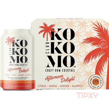 Club Kokomo - Afternoon Delight Craft Rum Ready to Serve Cocktail (4 pack)
