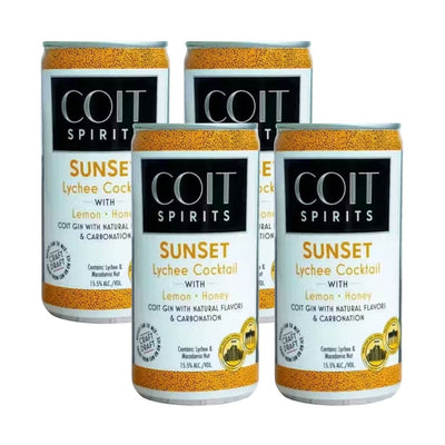 Coit Spirits - Sunset Lychee Cocktail Ready to Serve 4/pk