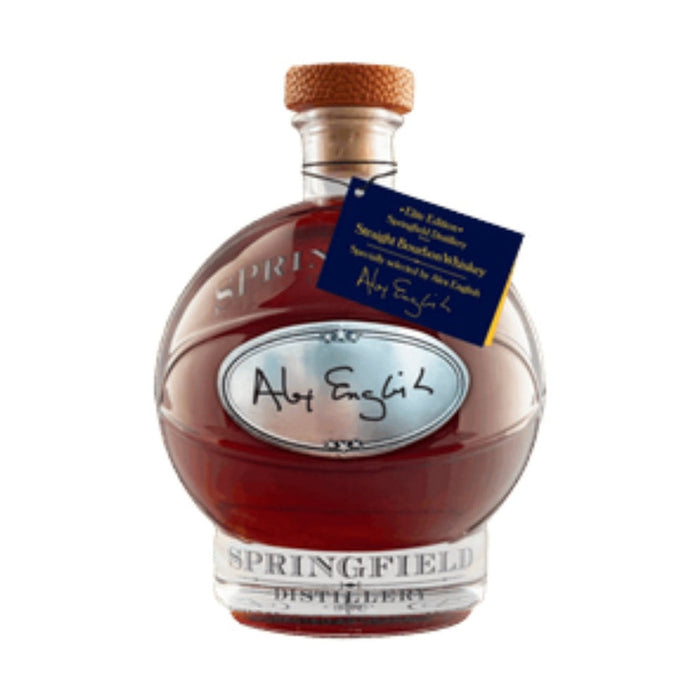Cooperstown Distillery - Springfield Distillery Straight Bourbon Whiskey Hand-Signed by Alex English