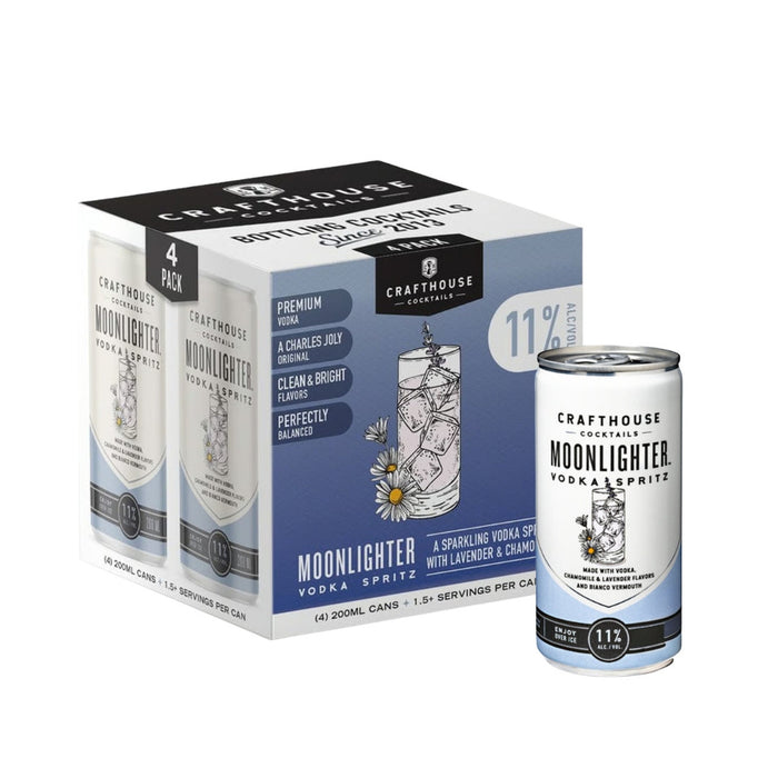Crafthouse Cocktails - Moonlighter Vodka Spritz Ready to Drink Cocktail