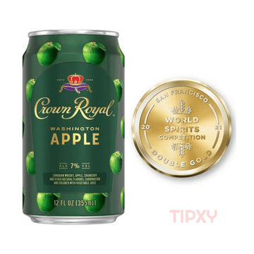Crown Royal - Washington Apple Canadian Whisky Ready to Serve Cocktail (4 Pack)