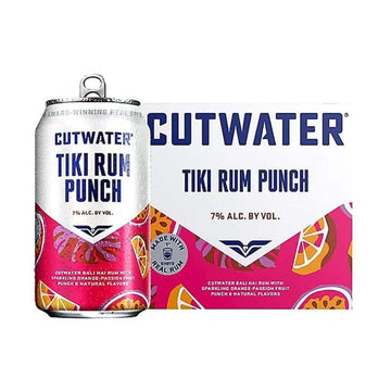 Cutwater - Tiki Rum Punch Ready to Serve Cocktail (4 Pack)